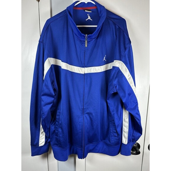 Air Jordan Royal Navy Track Jacket Big and Tall 3XL - Picture 1 of 11